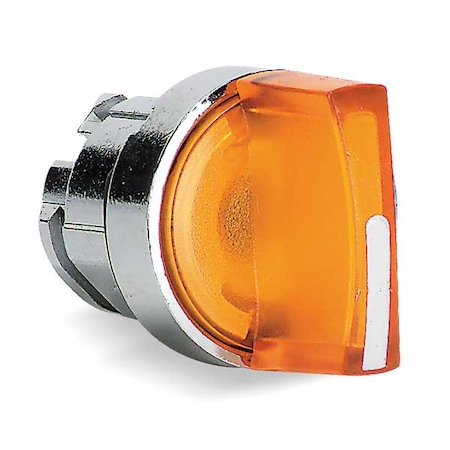ShortHandSelectSwtch, Illum, Org, 2Pos, 22mm MPN:ZB4BK1453