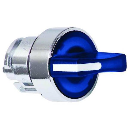 ShortHandSelectSwtch, Illum, Blu, 2Pos, 22mm MPN:ZB4BK1463