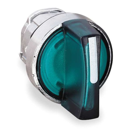 ShortHandSelectSwtch, Illum, Grn, 3Pos, 22mm MPN:ZB4BK1533