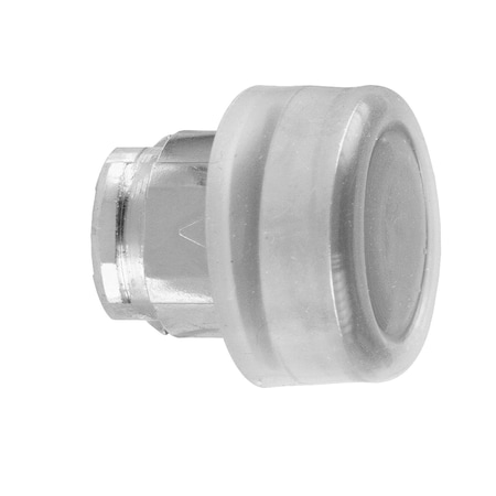 Head for non illuminated push button, Harmony XB4, metal, projecting, black, 22mm, spring return, booted, unmarked MPN:ZB4BP2