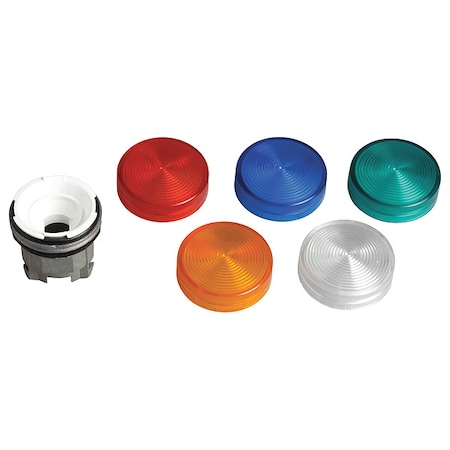 Pilot Light Head, Bl, Gn, Or, Rd, Wh, LED, 22mm MPN:ZB4BV003