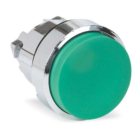 Push Button Operator, Extended, Momentary Action, Not Applicable Release, Illuminated, Green MPN:ZB4BW133