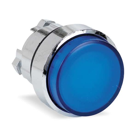 Illuminated Push Button Operator, 22 mm, Blue MPN:ZB4BW163