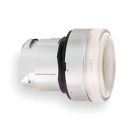 Push Button Operator, Flush, Momentary Action, Not Applicable Release, Illuminated, White MPN:ZB4BW31