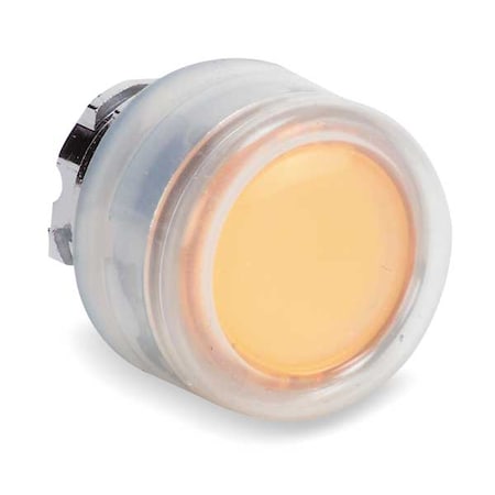 Push Button Operator, Flush, Momentary Action, Not Applicable Release, Illuminated, Orange MPN:ZB4BW553
