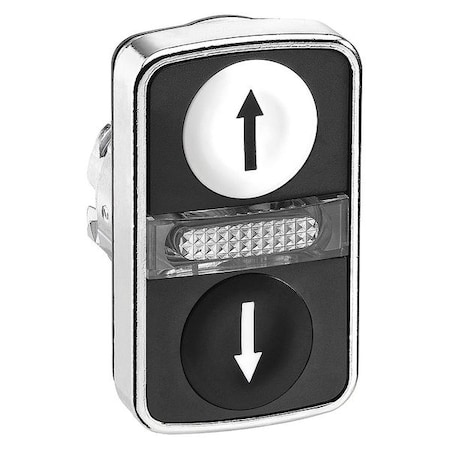 Push Button Operator, Flush, Momentary Action, Not Applicable Release, Illuminated MPN:ZB4BW7A1724