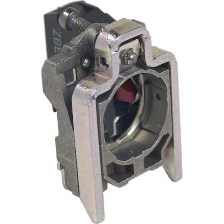 Complete body contact assembly, Harmony XB4, single contact block with body fixing collar, 1NC spring clamp terminal MPN:ZB4BZ1029