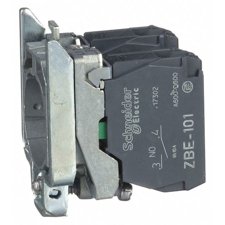 Contact Block, Black, 2NO, 22 mm, ZB4 MPN:ZB4BZ103