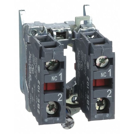 Contact Block, Black, 2NC, 22 mm, ZB4 MPN:ZB4BZ104