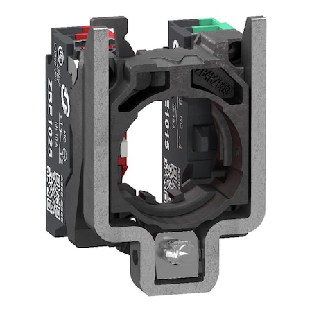 Harmony XB4, Single Contact Block, Metal, 1 NO + 1 NC, Fixing Collar, Push-In Terminals MPN:ZB4BZ1055
