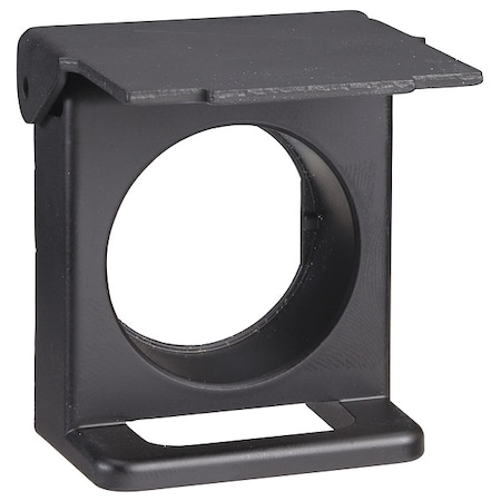 Padlockable Flap, 22 mm, Metal, Black MPN:ZB4BZ62