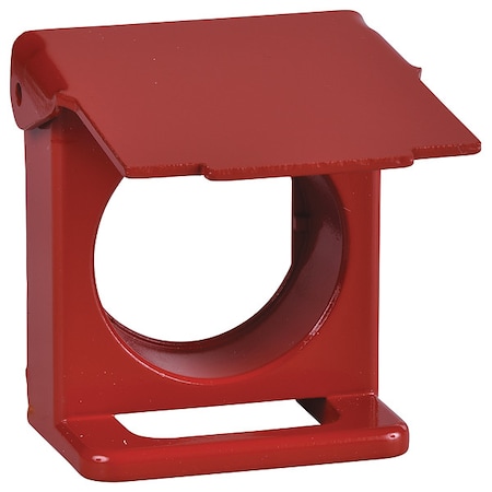 Padlockable Flap, 22 mm, Metal, Red MPN:ZB4BZ64