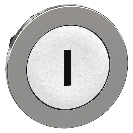 Pushbutton Head, 30 mm, Black, White MPN:ZB4FA131