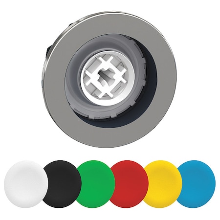 Push Button Head, 30mm, 6 Caps MPN:ZB4FA9