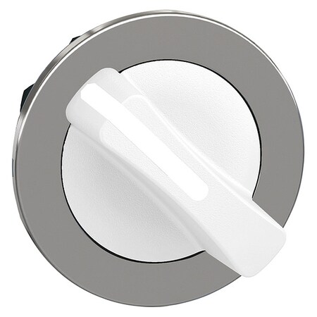 ShortHandleSelectorSwitch, Wht, 2Pos, 30mm MPN:ZB4FD201