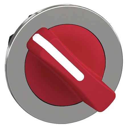 ShortHandleSelectorSwitch, Red, 2Pos, 30mm MPN:ZB4FD204