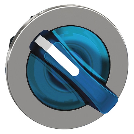 ShortHandSelectSwtch, Illum, Blu, 2Pos, 30mm MPN:ZB4FK1463