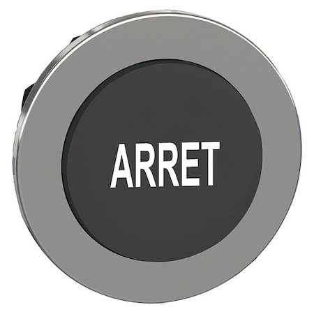 Pushbutton Head, 30 mm, Black MPN:ZB4FL233