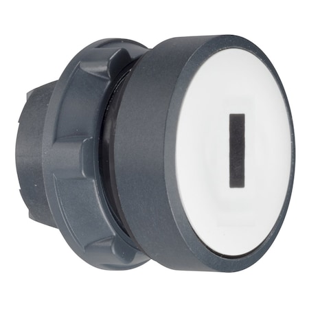 Push Button Operator, Flush, Momentary Action, Not Applicable Release, Non-Illuminated, White MPN:ZB5AA131