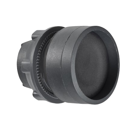 Head for non illuminated push button, Harmony XB5, black recessed, 22mm, spring return, unmarked MPN:ZB5AA26