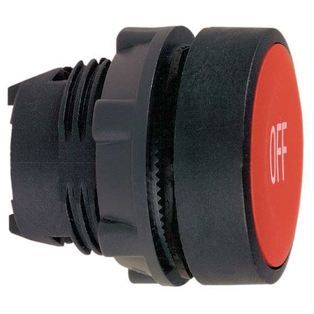 Push Button Operator, Flush, Momentary Action, Not Applicable Release, Non-Illuminated, Red MPN:ZB5AA435