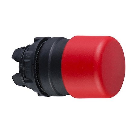 Push Button Operator, Mushroom Head, Momentary Action, Not Applicable Release, Non-Illuminated, Red MPN:ZB5AC44