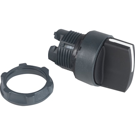 ShortHandleSelectorSwitch, Blk, 2Pos, 22mm MPN:ZB5AD2