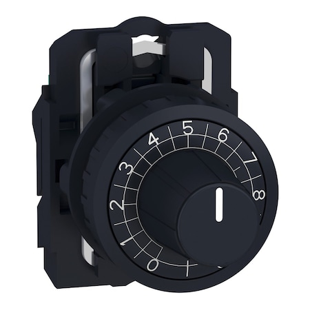Push Button Operator, 22mm, Black MPN:ZB5AD922