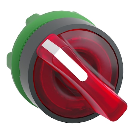 ShortHandSelectSwtch, Illum, Red, 2Pos, 22mm MPN:ZB5AK1243