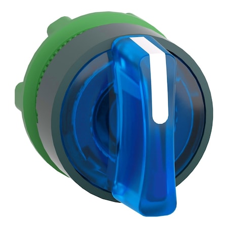 ShortHandSelectSwtch, Illum, Blu, 3Pos, 22mm MPN:ZB5AK1563