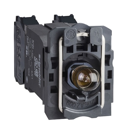 LampMod/ContactBlock, 1NO/1NC, Clear, 22mm MPN:ZB5AW035
