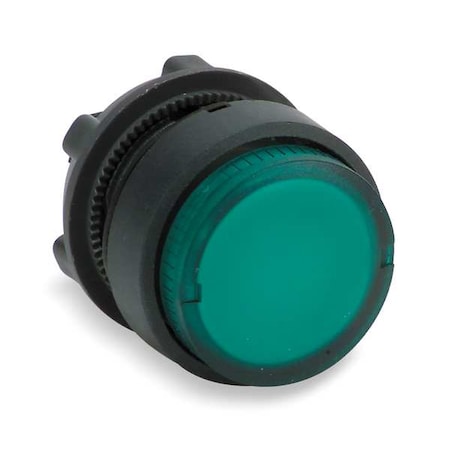Push Button Operator, Extended, Momentary Action, Push Release, Illuminated, Green MPN:ZB5AW13