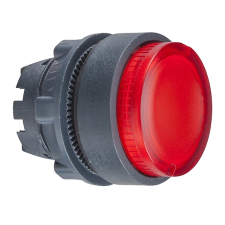Push Button Operator, Extended, Momentary Action, Push Release, Illuminated, Red MPN:ZB5AW14