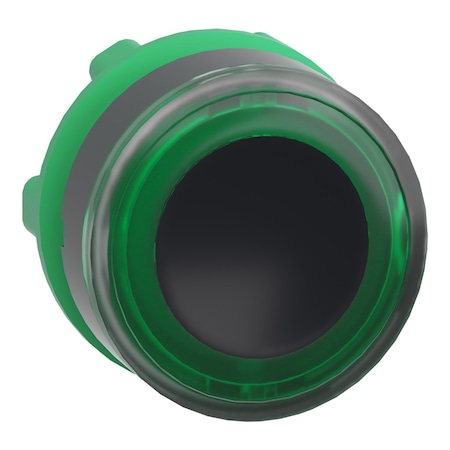 Illuminated Push Button, Flush, Maintained / Momentary Action, Push Release, Illuminated, Green MPN:ZB5AW933