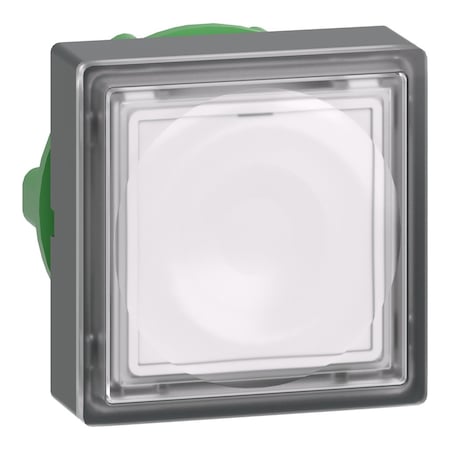 Illuminated Push Button Operator, 22 mm, White MPN:ZB5CW313