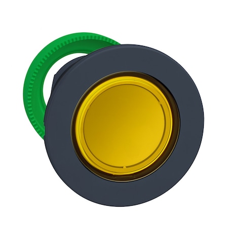 Push Button Operator, Flush, Maintained / Momentary Action, Push Release, Orange MPN:ZB5FA58