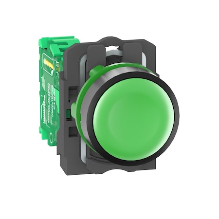 Push Button with Transmitter, 22 mm, Green MPN:ZB5RTA3
