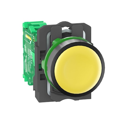 Push Button with Transmitter, 22 mm, Yellow MPN:ZB5RTA5