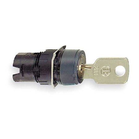 Non-Illum Selector Swtch, 16mm, 2 Pos, Keyd MPN:ZB6AGC