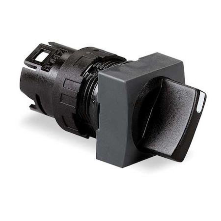 ShortHandleSelectorSwitch, Blk, 2Pos, 16mm MPN:ZB6CD22
