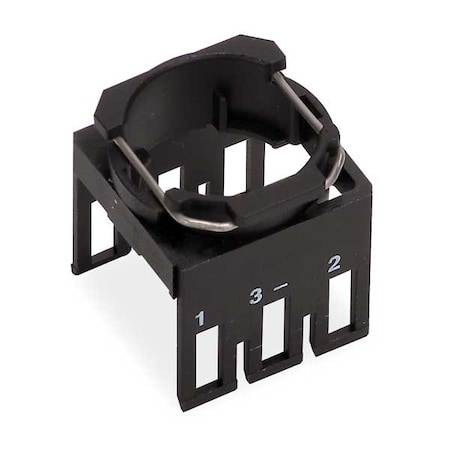 Mounting Base, 16 mm, Black, Plastic MPN:ZB6Y009
