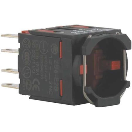 Contact Block, Black, 2NC, 16 mm, ZB6 MPN:ZB6Z4B