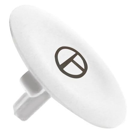 Push Button Head, Marked, 22mm, White MPN:ZBA145