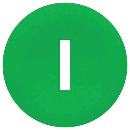 Push Button Head, Marked, 22mm, Green MPN:ZBA7331