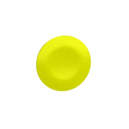 Yellow cap unmarked for rectangular multiple-headed pushbutton, 22 MPN:ZBA75