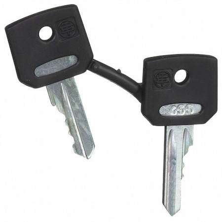 Selector Switch Key, 455 KeyCode, Silver MPN:ZBG455