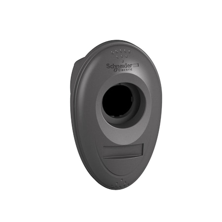 Empty handy box, Harmony XB5R, plastic, dark grey, 1 cut out, 22mm MPN:ZBRM01