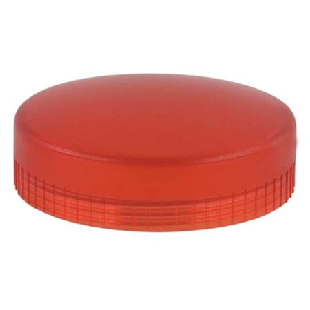 Pilot Light Lens, 22mm, Plastic, Red MPN:ZBV014