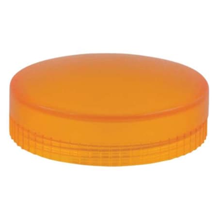 Pilot Light Lens, 22mm, Plastic, Orange MPN:ZBV015