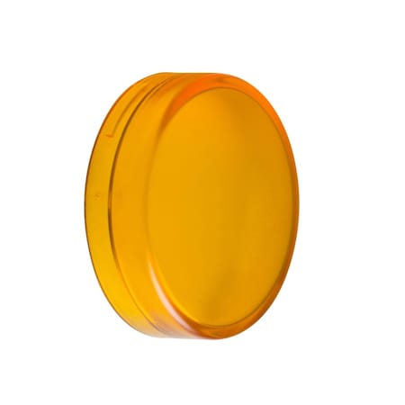 Head for pilot light, Harmony XB4, Harmony XB5, orange, 22mm, universal LED, plain lens, unmarked MPN:ZBV0153